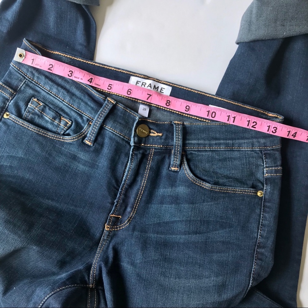 SOLD FRAME Blue Le Skinny de Jeanne Jean - Picture 4 of 8